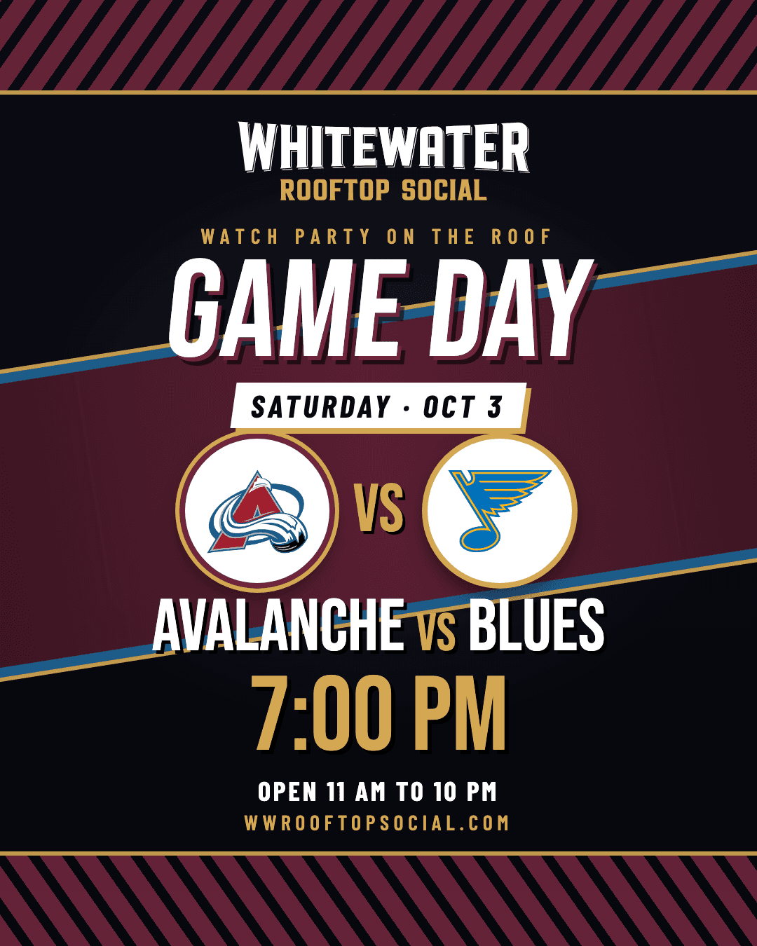 Avalanche vs Blues
