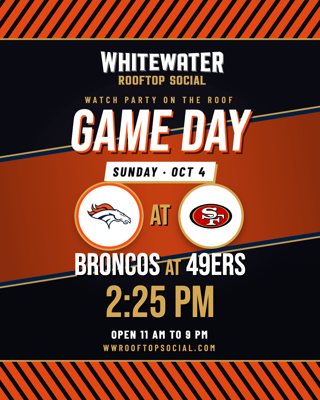Broncos at 49ers