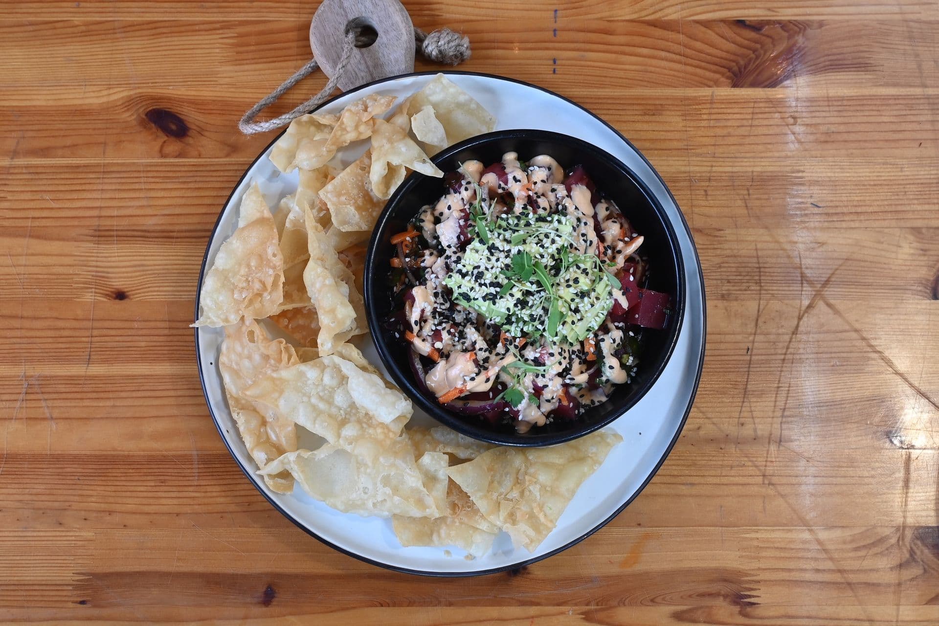 Poke dip appetizer